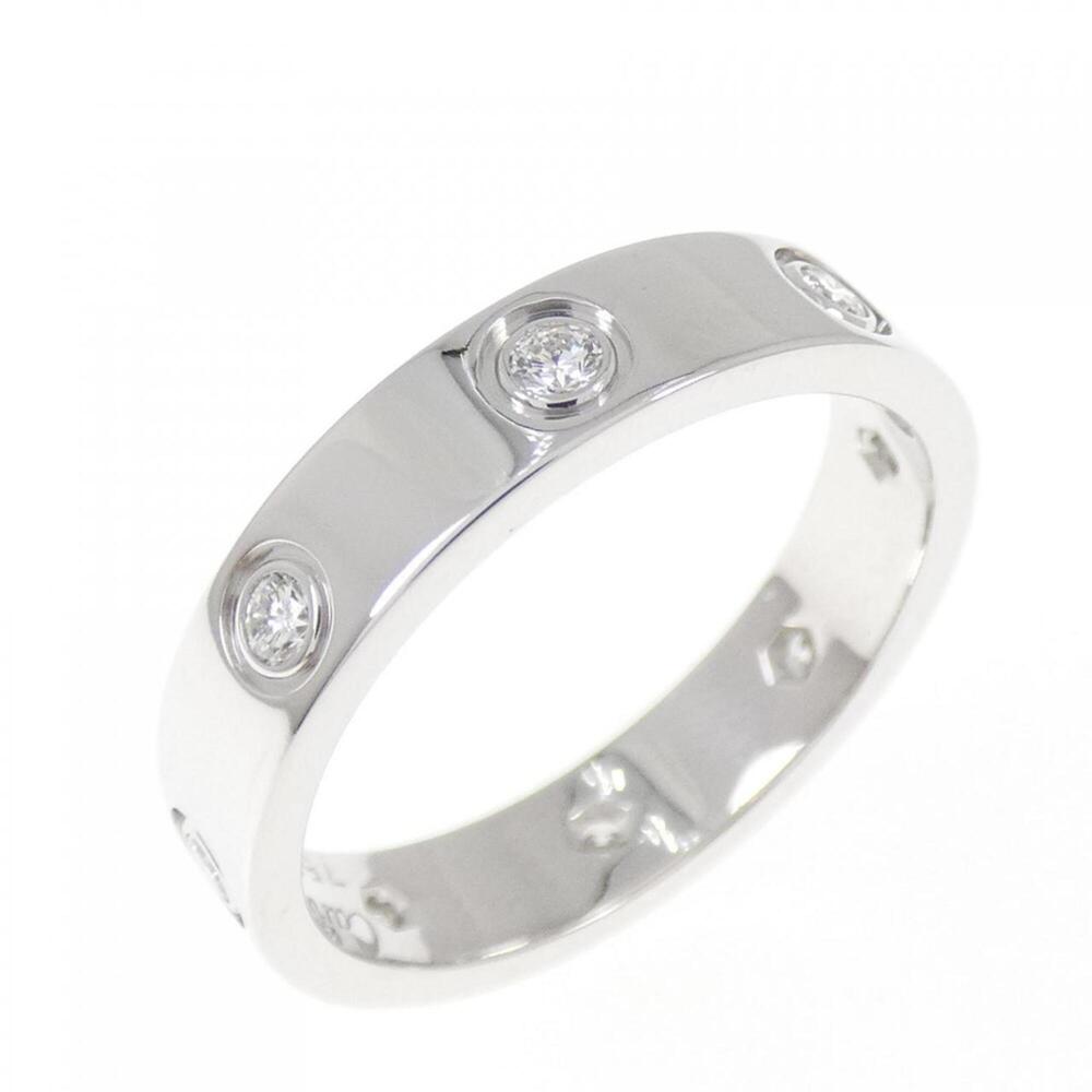 CARTIER Silver Diamond Love Ring